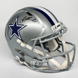 Troy Aikman Autographed Signed Dallas Cowboys Full Size Replica Helmet Beckett