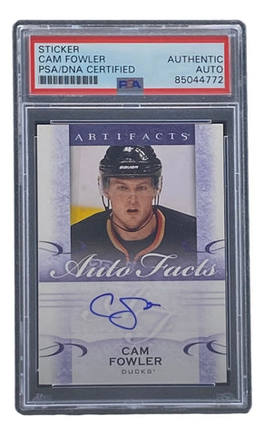 Cam Fowler Signed 2014/15 UD Artifact #A-CF Anaheim Ducks Hockey Card PSA/DNA