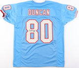 Curtis Duncan Signed Houston Oilers Jersey (JSA COA) All Pro Wide Receiver