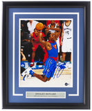 Dwight Howard Signed Framed 11x14 Houston Rockets Dunk Contest Photo BAS