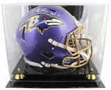 Ravens Ed Reed "HOF 19" Signed Flash F/S Speed Proline Helmet W/ Case BAS Wit