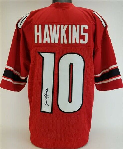 Javian Hawkins Signed Louisville Cardinals Jersey (JSA COA) Atlanta Falcons RB