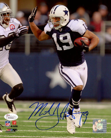 Miles Austin Autographed/Signed Dallas Cowboys 8x10 Photo JSA 48319