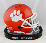 Deshaun Watson Autographed Clemson Schutt Mini Helmet- JSA Witnessed Auth * Blk