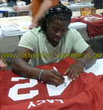 Eddie Lacy Autographed/Signed Alabama Crimson Tide XL Red Jersey JSA 12023