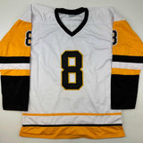 Autographed/Signed Mark Recchi Pittsburgh White Hockey Jersey JSA COA