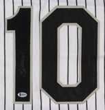 Yoan Moncada Signed Chicago White Sox Jersey (Beckett COA) Sox Infielder 2B/3B