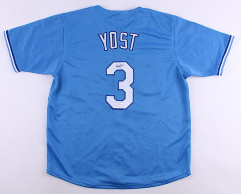 Ned Yost Signed K C Royals Jersey (JSA COA) 2015 World Series Winning Manager