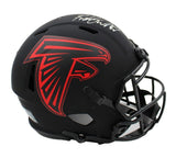 Roddy White Signed Atlanta Falcons Speed Authentic Eclipse NFL Helmet