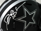 Deion Sanders Signed Cowboys Eclipse Speed Mini Helmet - Beckett W Auth *Silver