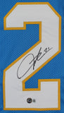 LaDainian Tomlinson Authentic Signed Powder Blue Pro Style Jersey BAS Witnessed