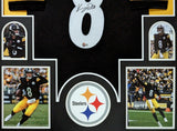 FRAMED PITTSBURGH STEELERS KENNY PICKETT AUTOGRAPHED SIGNED JERSEY BECKETT HOLO