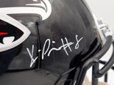 KYLE PITTS AUTOGRAPHED FALCONS BLACK FULL SIZE AUTHENTIC HELMET BECKETT 203859