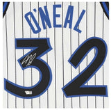 SHAQUILLE O'NEAL Autographed Orlando Magic White M&N Jersey FANATICS