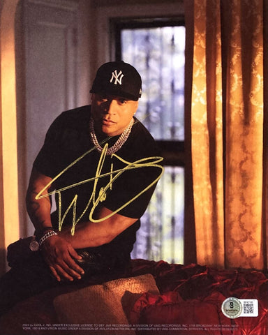 LL Cool J Signed 8x10 Photo BAS