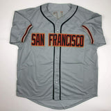 Autographed/Signed Juan Marichal San Francisco Grey Baseball Jersey JSA COA