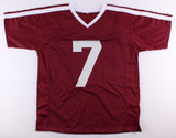 Kenny Hill Signed Texas A&M Aggies Jersey Inscribed "Gig Em" (JSA COA) ex TCU QB