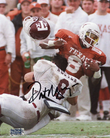 DAT NGUYEN AUTOGRAPHED SIGNED TEXAS A&M AGGIES VS TEXAS 8x10 PHOTO COA