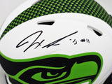 JAXON SMITH-NJIGBA AUTOGRAPHED SEAHAWKS LUNAR ECLIPSE MINI HELMET FANATICS