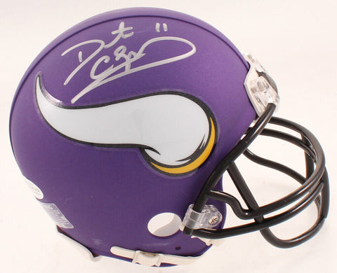 Daunte Culpepper Signed Vikings Mini Helmet (Beckett COA) 3xPro Bowl Q.B. Q.B.