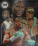 Floyd Mayweather Autographed/Signed Boxing 20"x24" Canvas 26372