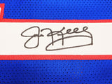 BUFFALO BILLS JIM KELLY AUTOGRAPHED BLUE JERSEY BECKETT BAS WITNESS 230185