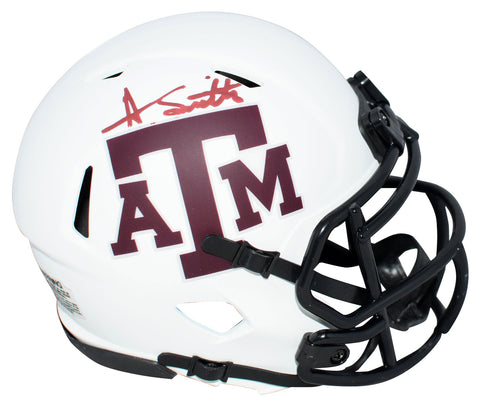 AINIAS SMITH AUTOGRAPHED TEXAS A&M AGGIES LUNAR SPEED MINI HELMET COA