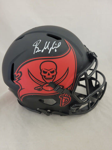 BAKER MAYFIELD SIGNED BUCCANEERS F/S ECLIPSE SPEED AUTHENTIC HELMET BAS QR