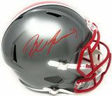 Jaxon Smith-Njigba Signed Ohio State Buckeyes Full Size Flash Alternate Helmet