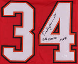 Dexter Jackson Signed Buccaneers Jersey Inscribed "S.B. XXXVII MVP" (JSA COA)