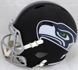 KAM CHANCELLOR AUTOGRAPHED SEAHAWKS FLAT MATTE BLACK FULL SIZE HELMET MCS 148369