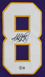 Adrian Peterson Authentic Signed Purple Pro Style Jersey Autographed BAS Witness