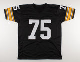 Mean Joe Greene Signed Pittsburgh Steelers Jersey Inscribed HOF 87 (Schwartz) DT