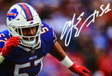 AJ Epenesa Autographed Buffalo Bills 8X10 Stance Photo *Top- Beckett W Hologram