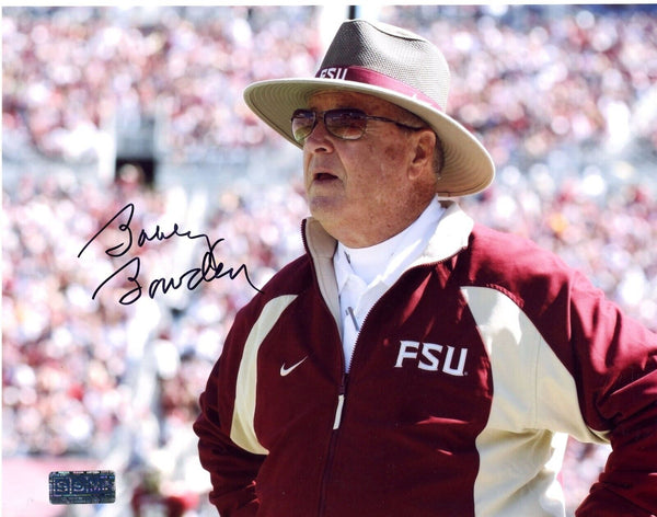 BOBBY BOWDEN AUTOGRAPHED FLORIDA STATE SEMINOLES 8x10 PHOTO COA