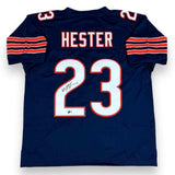 Devin Hester Autographed SIGNED Jersey - Navy - Beckett Authenticated