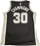 Julian Champagnie Signed Jersey JSA San Antonio Spurs Autographed