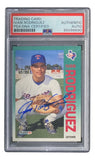 Ivan Rodriguez Signed 1992 Fleer #316 Texas Rangers Rookie Card PSA/DNA