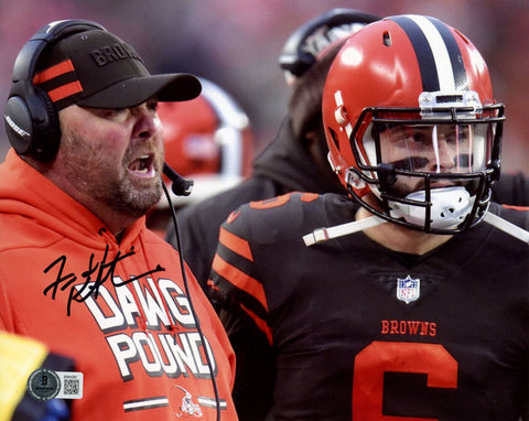 Freddie Kitchens Autographed Cleveland Browns 8x10 Photo BAS 45529