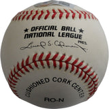 Larry Walker Autographed Colorado Rockies National League Baseball BAS 44364