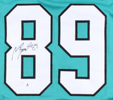 Mikkel Boedker Signed Sharks Jersey (Beckett) 8th Overall Pick 2008 NHL Draft