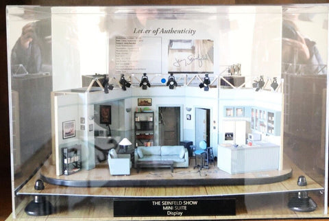 Seinfeld Signed Replica Apartment Set With Funko signed by "Soup Nazi" (JSA)