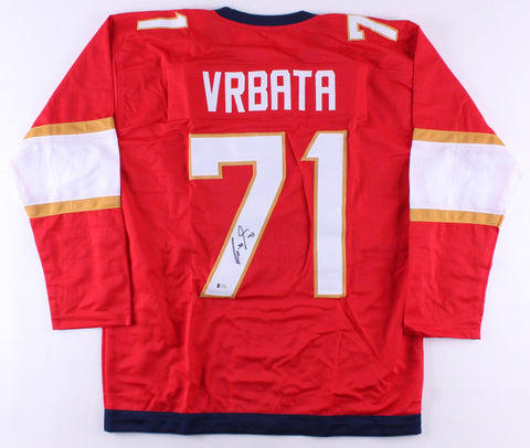 Radim Vrbata Signed Panthers Jersey (Beckett COA) Playing career 2001-present