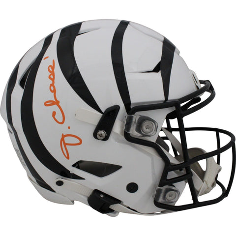 JaMarr Chase Autographed Cincinnati Bengals 22Alt SpeedFlex Helmet Beckett 48965