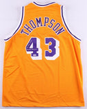 Mychal Thompson Signed Los Angeles Lakers Jersey Inscribed #1 Pick 1978(PSA COA)