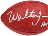 WALTER JONES AUTOGRAPHED NFL LEATHER FOOTBALL SEAHAWKS "HOF 14" MCS HOLO 203089