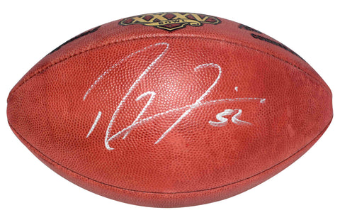 RAY LEWIS SIGNED BALTIMORE RAVENS SUPER BOWL XXXV 35 WILSON FOOTBALL JSA