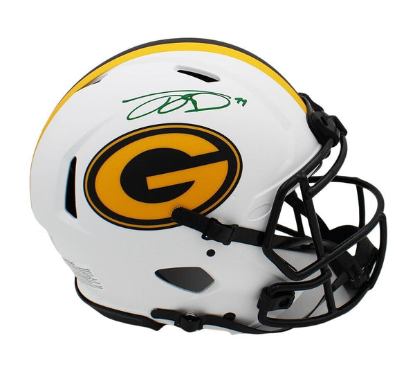 Jayden Reed Signed Green Bay Packers Speed Authentic Lunar NFL Helmet