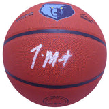 Ja Morant Autographed Wilson Basketball Grizzlies (Smudged) Beckett BJ66962