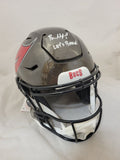 BAKER MAYFIELD SIGNED TAMPA BAY BUCCANEERS SPEEDFLEX "LETS BAKE" HELMET BAS LE/6